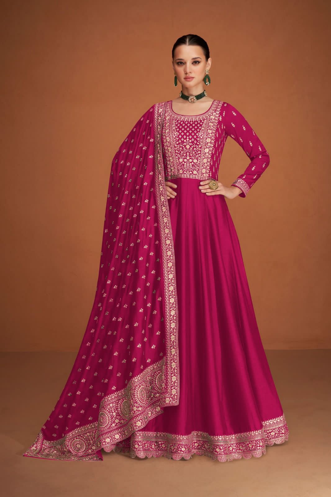 AASHIRWAD - HEAVY PREMIUM SILK WITH EMBROIDERY