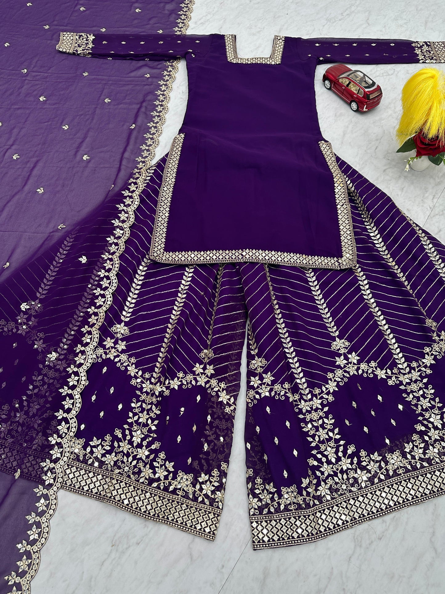 LUXURY GHARARA LOOK