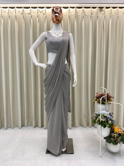 ROYAL WRAPPED LUXE SAREE