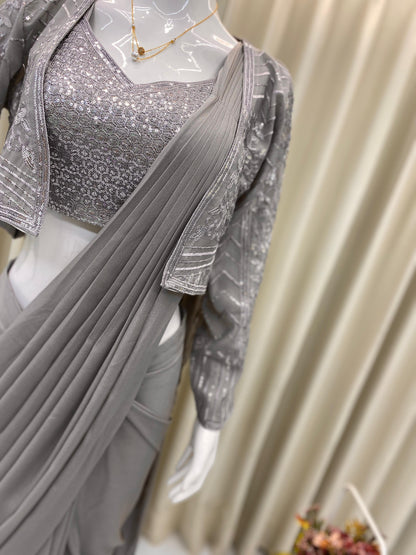 ROYAL WRAPPED LUXE SAREE